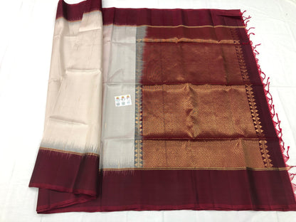 Kanchipuram Pattu Soft Silk Saree Pure Silk Bridal Sari | SS6