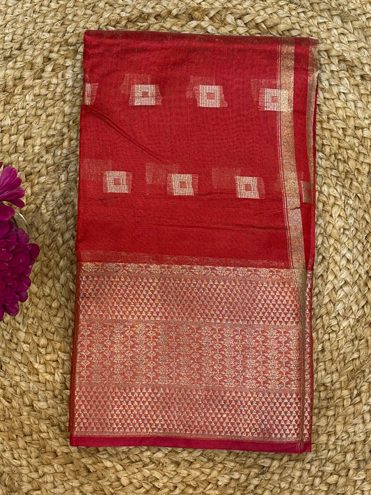 Red Sari Indian Saree S27