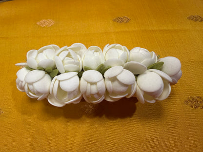 Natural Looking Handmade Jasmine Flower Clip Gajra G18