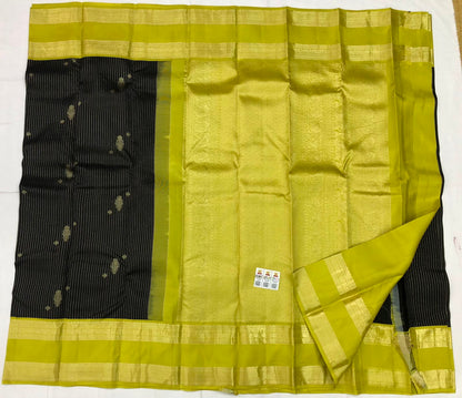 Vintage Kanchipuram Pure Silk Saree Bridal Kanjivaram Sari SPK305