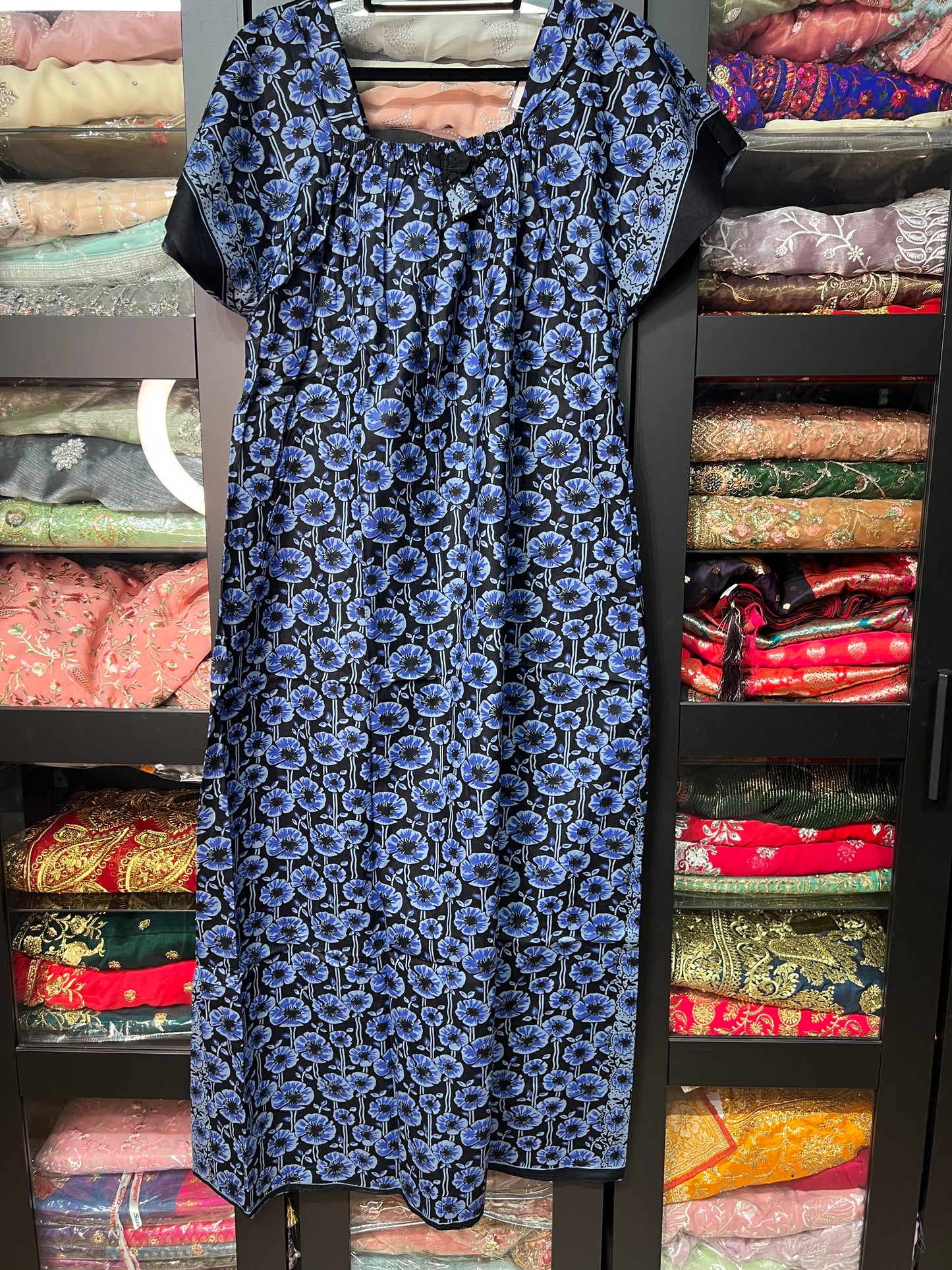 Free size Indian Cotton Nighty Nightgown NI27