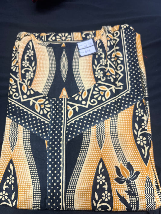 Free size Indian Cotton Nighty Nightgown NI17