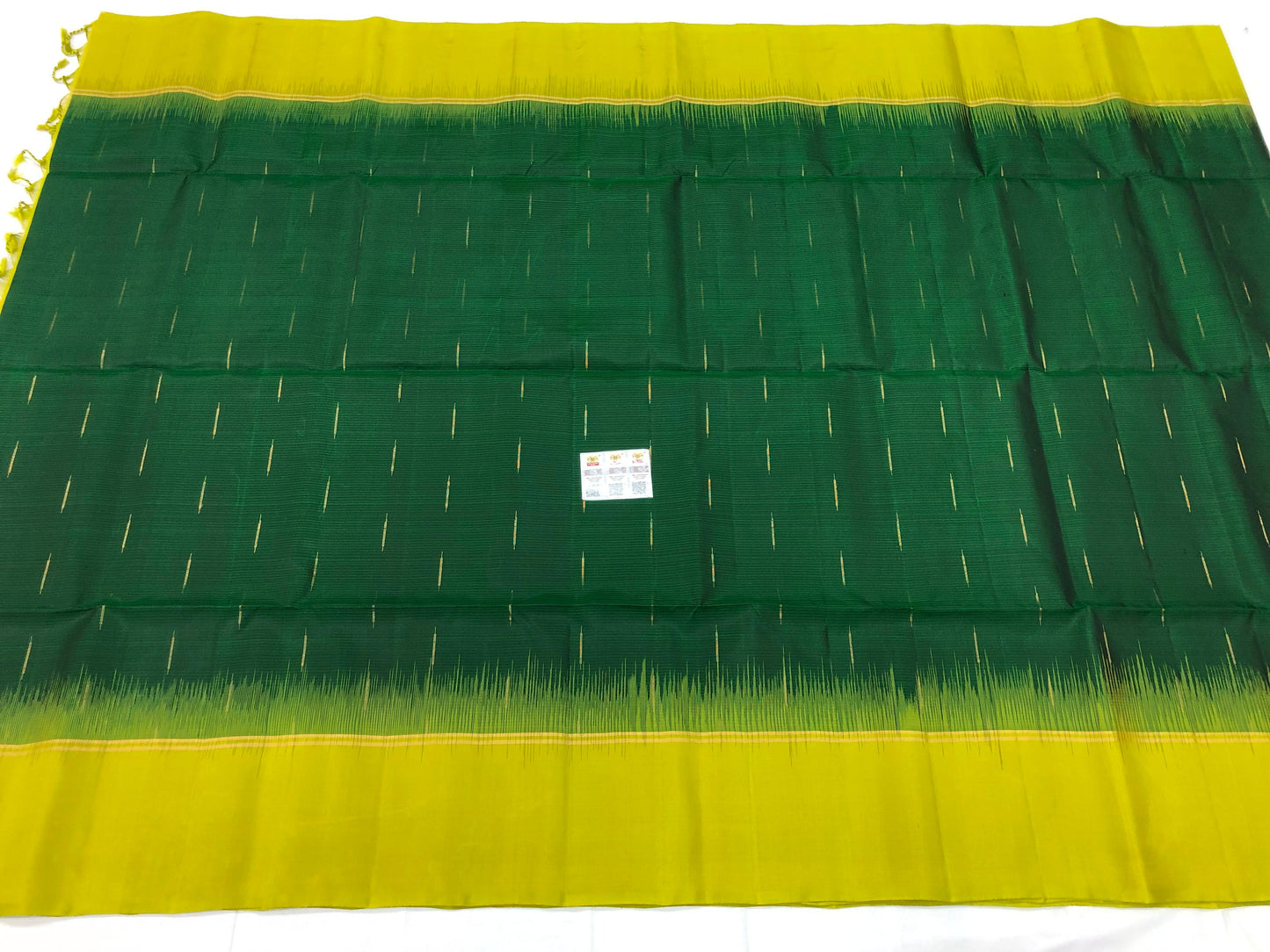Kanchipuram Pattu Soft Silk Saree Pure Silk Sari Green | SS16