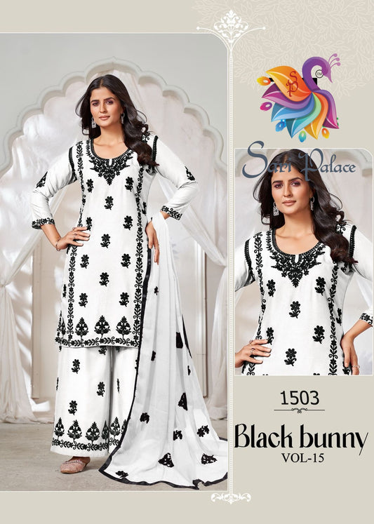 Green Indian Ladies Plazo Outfit Rayon Salwar Kameez Kurti Suit SS33