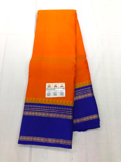 Kanchipuram Pure Silk Saree Bridal Indian Kanjivaram Sari SPK306