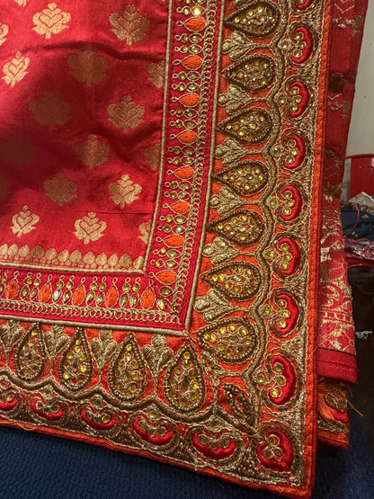 Sari Indian Fancy Party wear Saree Yellow SAR5