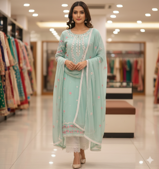 42” & 44” Indian Pakistani Suit Salwar Kameez SS26