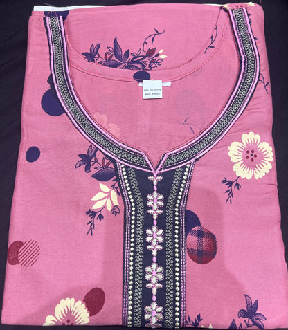 Free size Indian Cotton Nighty Nightgown NI6