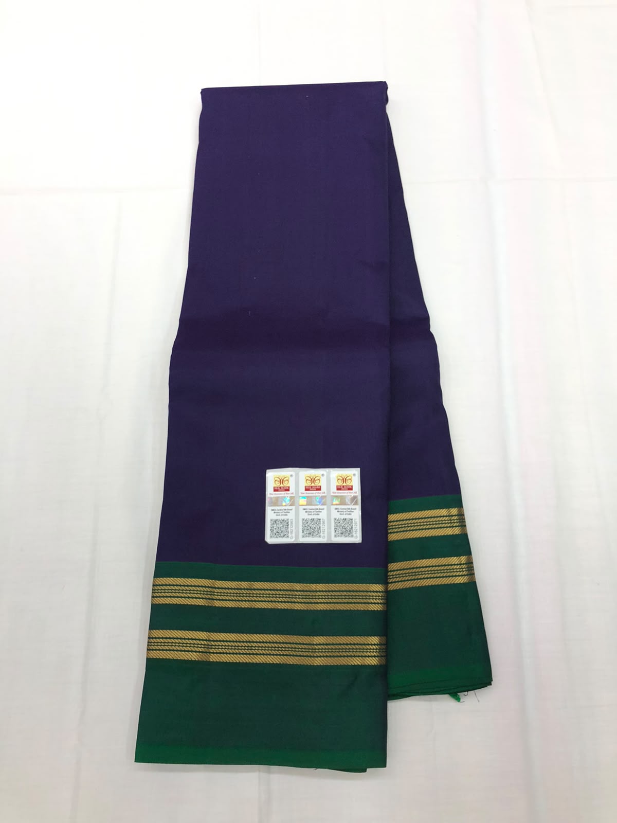 Vintage Kanchipuram Pure Silk Saree Bridal Indian Kanjivaram Sari SPK318
