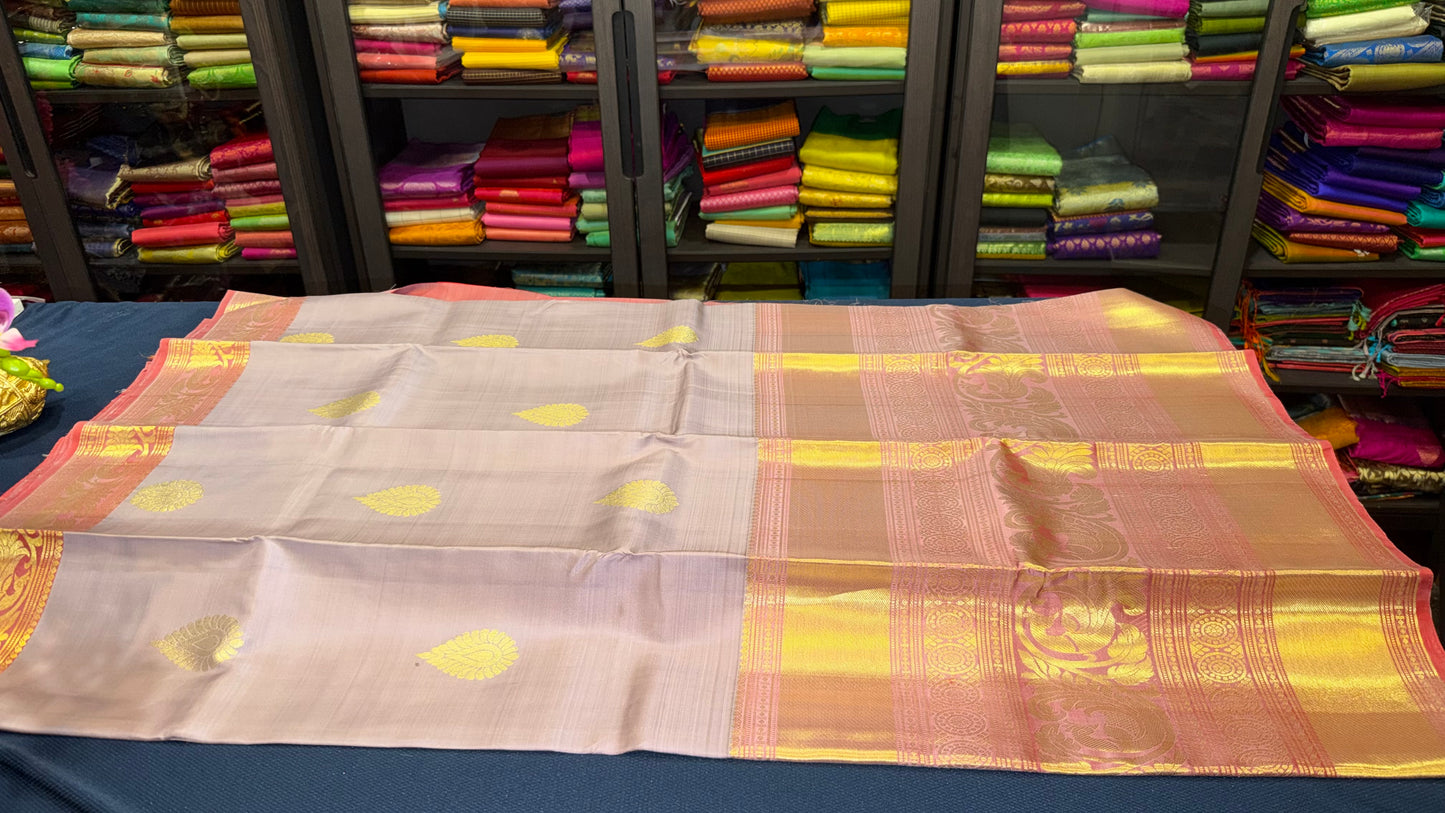 Kanchipuram Pure Silk Saree Kanjivaram Sari| SPK096