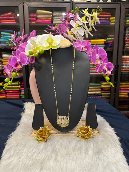 Impon Indian Necklace Pathakkam Haram Wedding Jewellery N22