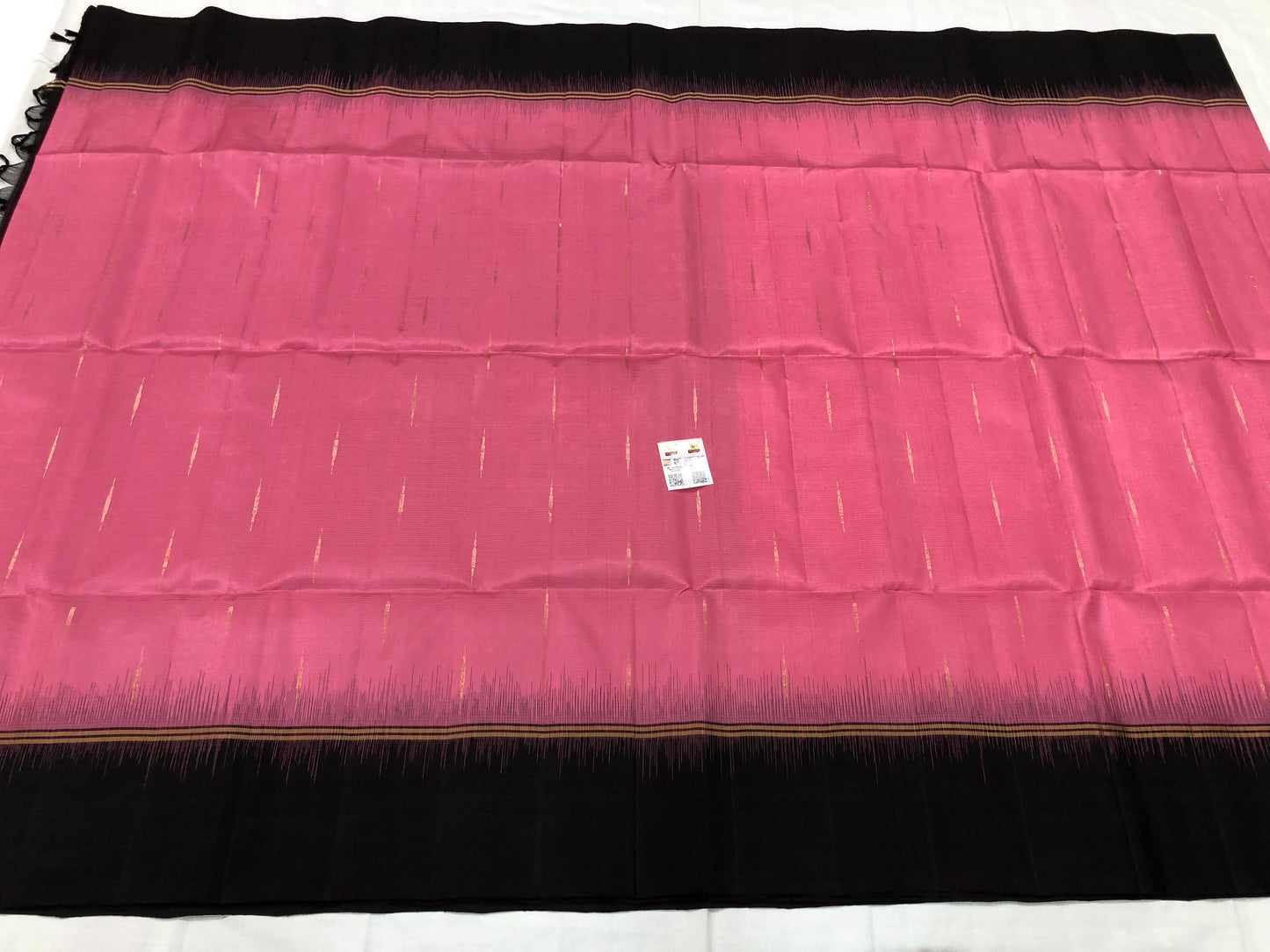 Pattu Soft Silk Indian Saree Pure Silk Sari Pink Brown SS47