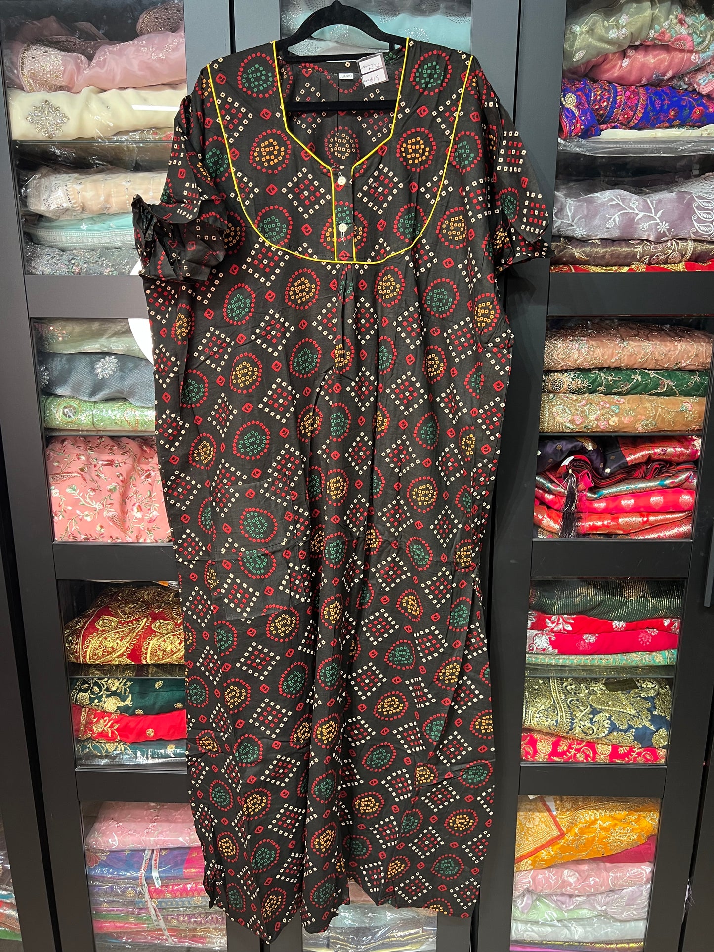 Free size Indian Cotton Nighty Nightgown NI32
