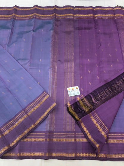 Vintage Kanchipuram Pure Silk Saree Bridal Indian Kanjivaram Sari SPK328