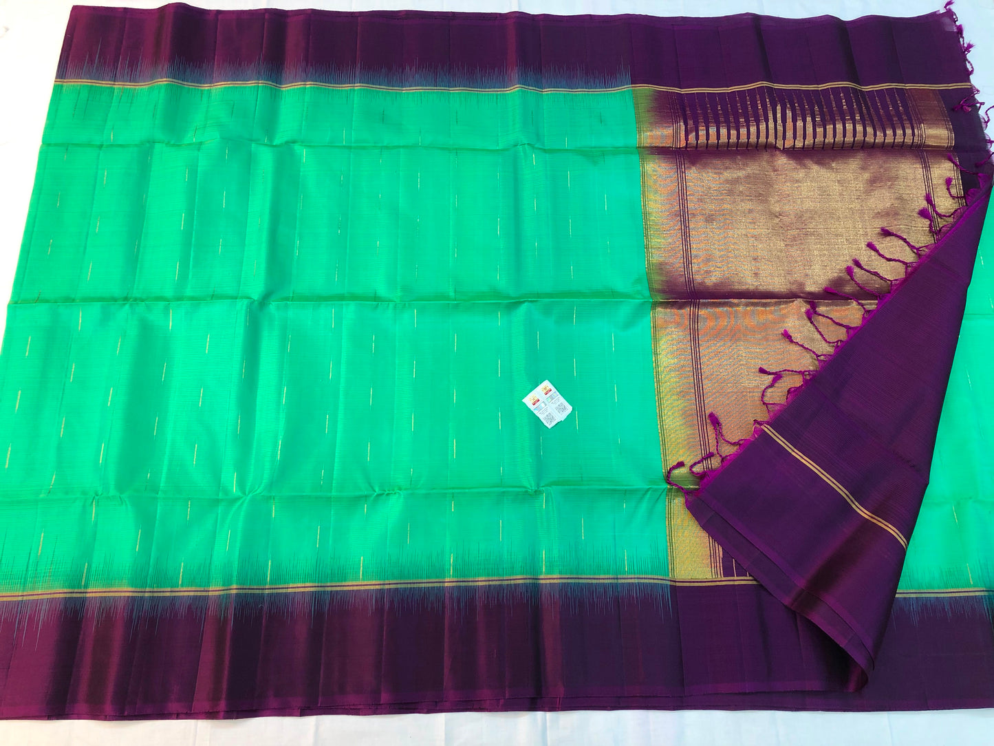 Pattu Soft Silk Indian Saree Pure Silk Sari Dark Green SS39