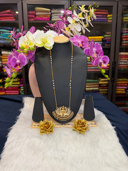 Impon Indian Necklace Multi Pathakkam Haram Wedding Jewellery N26