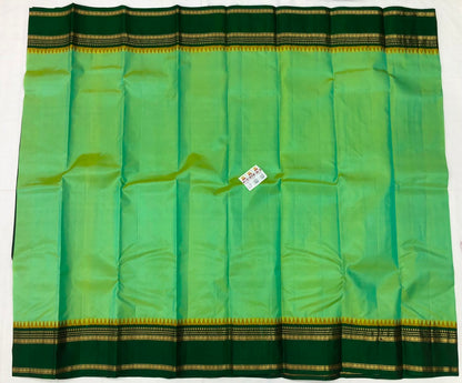 Vintage Kanchipuram Pure Silk Saree Bridal Indian Kanjivaram Sari SPK334