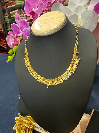 Forming Gold Indian Necklace Kids Jewellery N50
