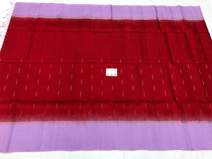 Kanchipuram Pattu Soft Silk Saree Pure Silk Bridal Sari Red | SS11