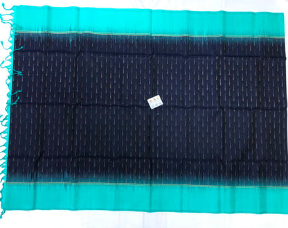 Kanchipuram Pattu Soft Silk Indian Saree Pure Silk Sari Blue SS33