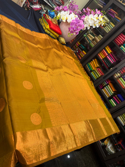Kanchipuram Pure Silk Saree Bridal Kanjivaram Sari SPK240