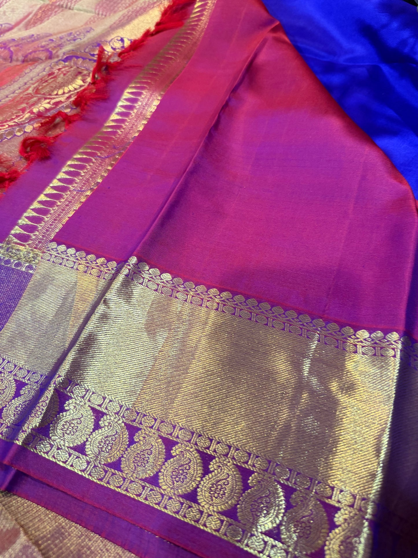 Bridal Kanchipuram Pure Silk Saree Kanjivaram Sari SPK461