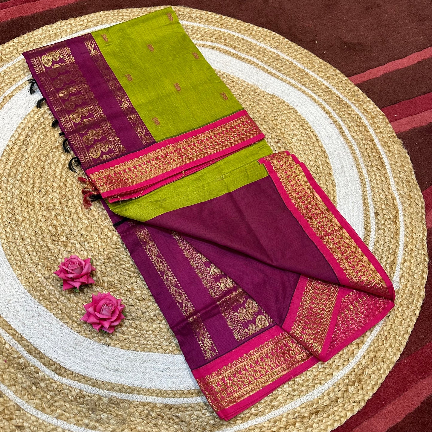 Kalyani Silk Cotton Sari South Indian Saree S140