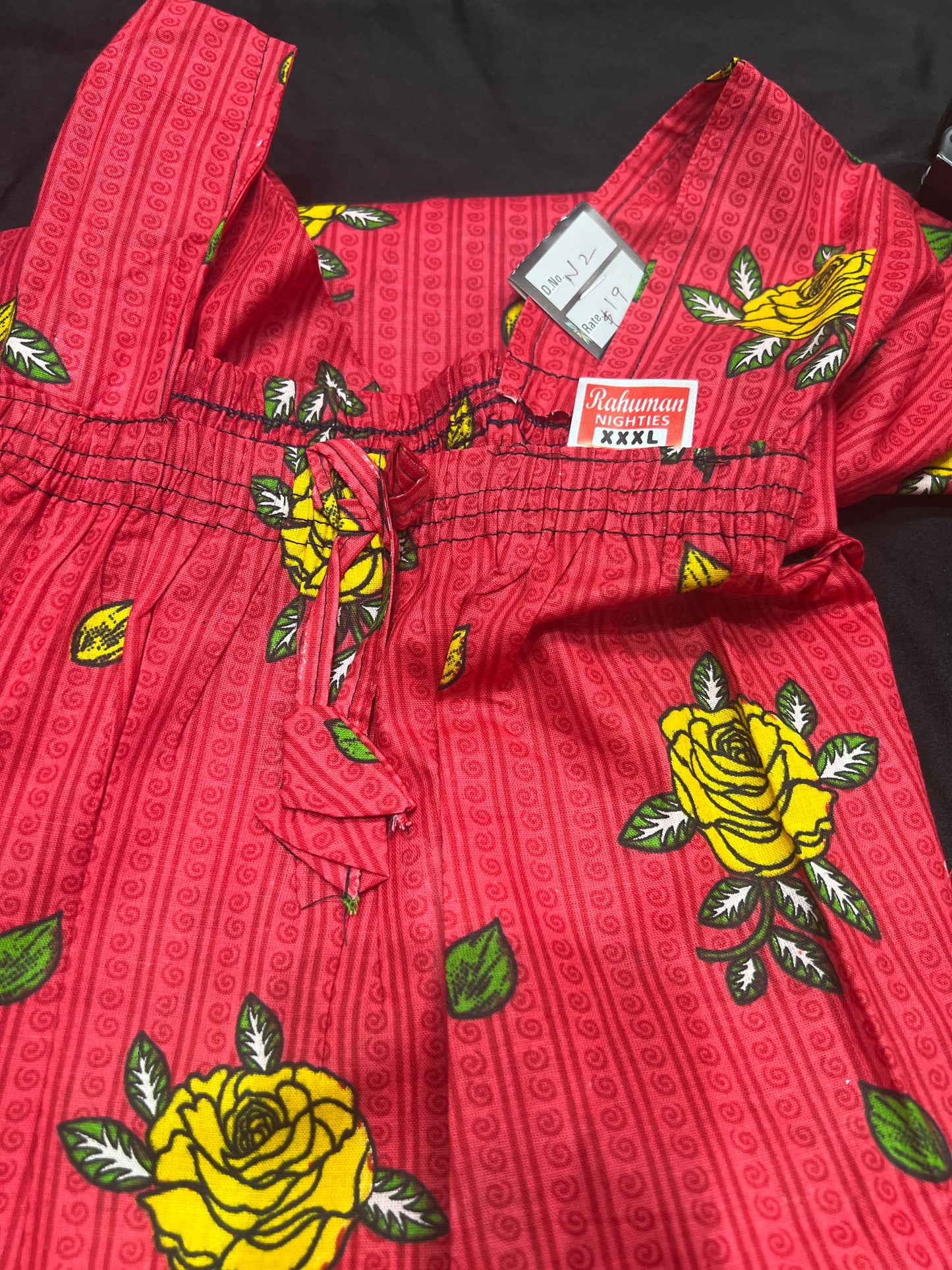 Free size Indian Cotton Nighty Nightgown NI2