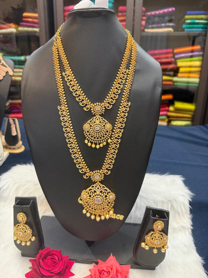 AD Indian Bridal Necklace set N3