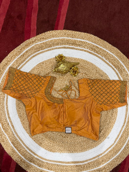 42” XL Size 12 size Aari Worked Sari Blouse Indian Saree Top B166