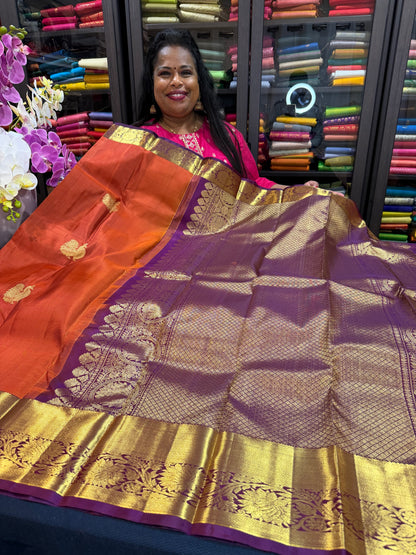 Bridal Kanchipuram Pure Silk Saree Kanjivaram Sari SPK462
