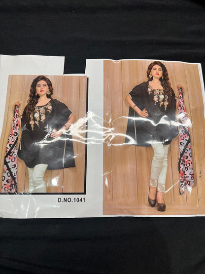 42” XL size 12 Indian Ladies Outfit Kaftan Salwar Kameez Suit SS