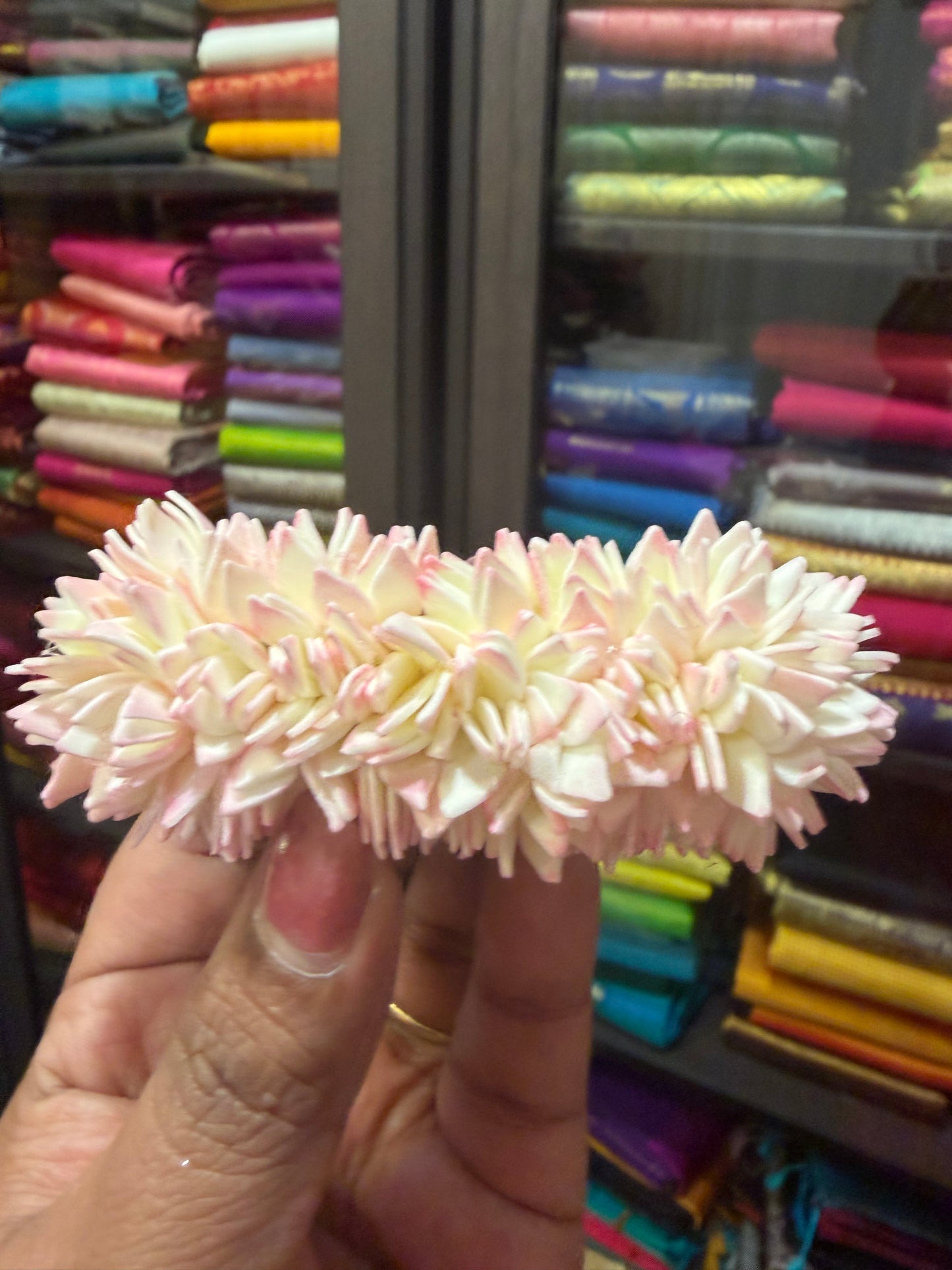 Natural Looking Handmade Flower Clip Gajra G16