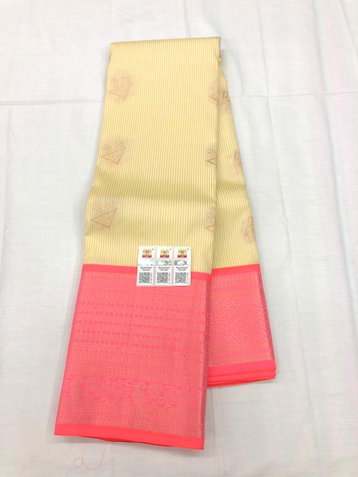 Kanchipuram Pure Silk Saree Bridal Indian Kanjivaram Sari SPK311