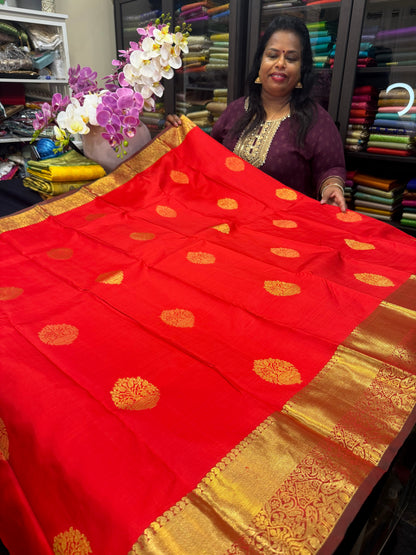 Kanchipuram Pure Silk Saree Bridal Kanjivaram Sari SPK240