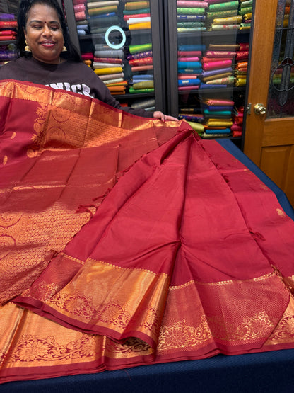 Bridal Kanchipuram Pure Silk Saree Kanjivaram Sari SPK480