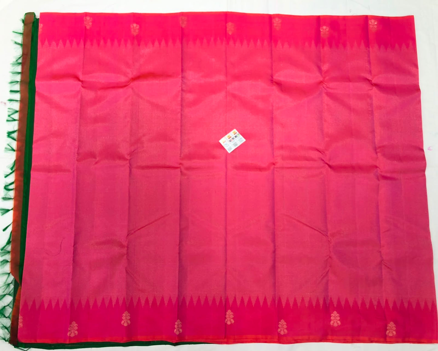 Kanchipuram Pure Silk Saree Bridal Indian Kanjivaram Sari SPK357