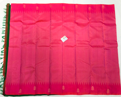 Kanchipuram Pure Silk Saree Bridal Indian Kanjivaram Sari SPK357