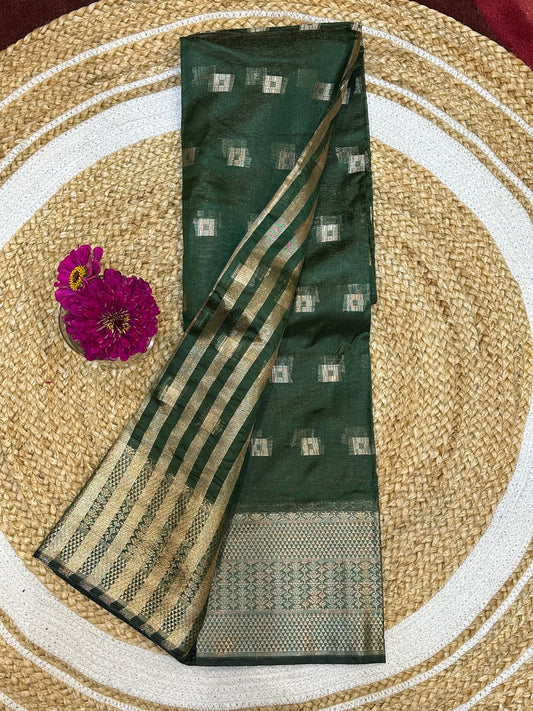 Green Sari Indian Saree S23