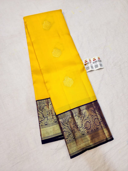 1g Gold Korvai Kanchipuram Pure Silk Saree Handloom Kanjivaram Sari| SPK185