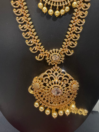 AD Indian Bridal Necklace set N3