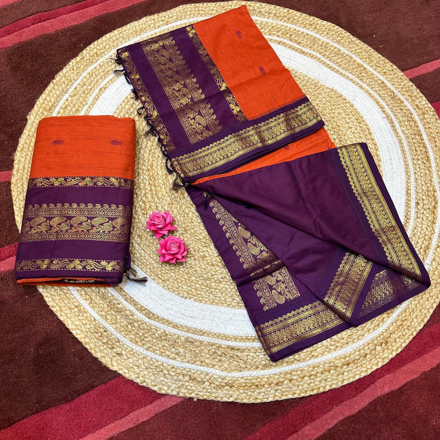 Kalyani Silk Cotton Sari South Indian Saree S140