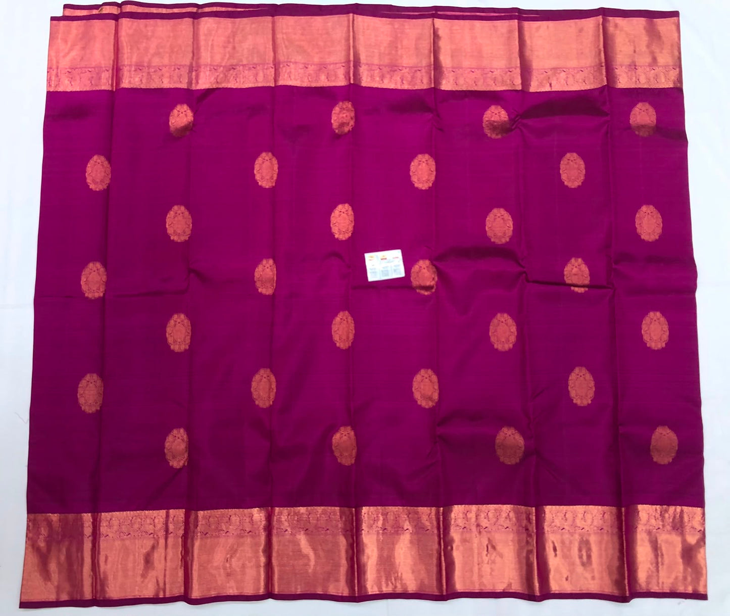 Kanchipuram Pure Silk Saree Bridal Indian Kanjivaram Sari SPK343