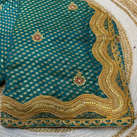 Sari Indian Bollywood Designer Fancy Party wear Saree Blue Z5