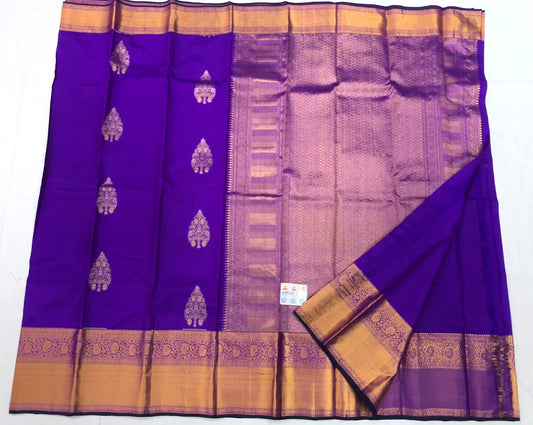 Kanchipuram Pure Silk Saree Bridal Indian Kanjivaram Sari SPK342