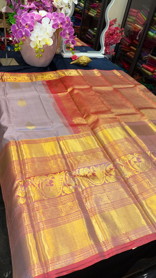 Kanchipuram Pure Silk Saree Kanjivaram Sari| SPK096
