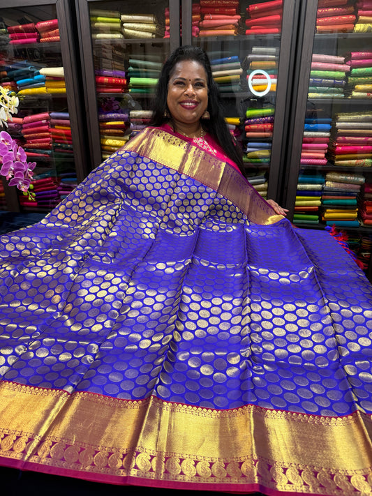 Bridal Kanchipuram Pure Silk Saree Kanjivaram Sari SPK461