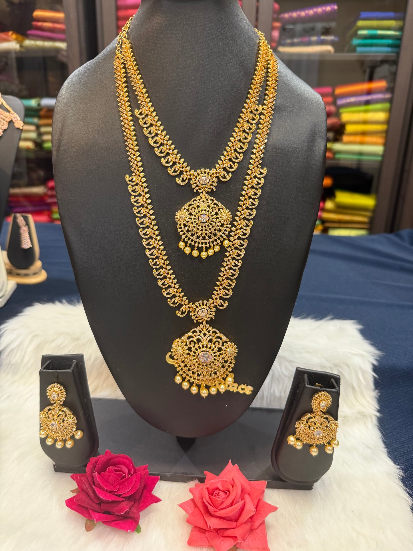 AD Indian Bridal Necklace set N3