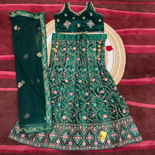 Indian velvet Lehenga Lehnga Diwali outfit Sydney Australia L14