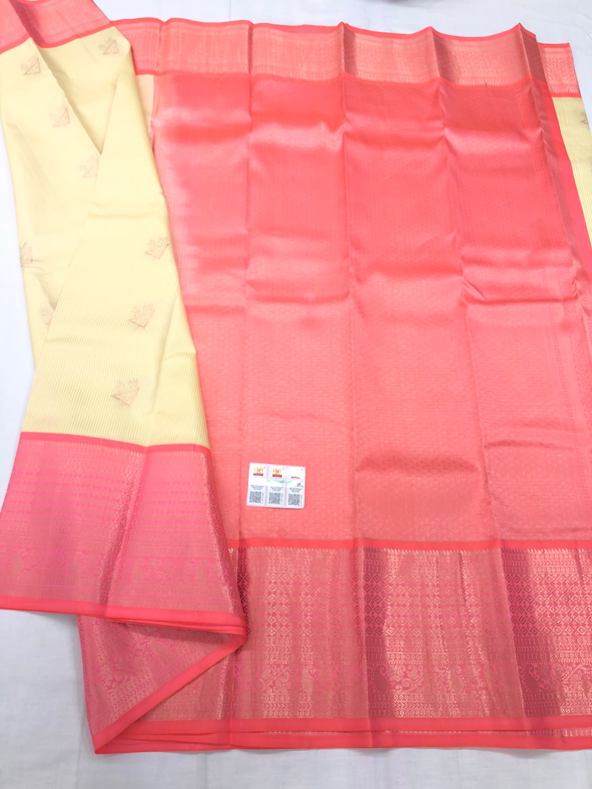 Kanchipuram Pure Silk Saree Bridal Indian Kanjivaram Sari SPK311